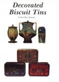 Decorated biscuit tins.