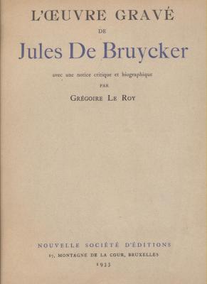 l-oeuvre-gravE-de-jules-de-bruycker