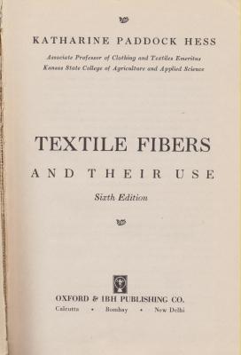 textile-fibers-and-their-use-sixth-edition
